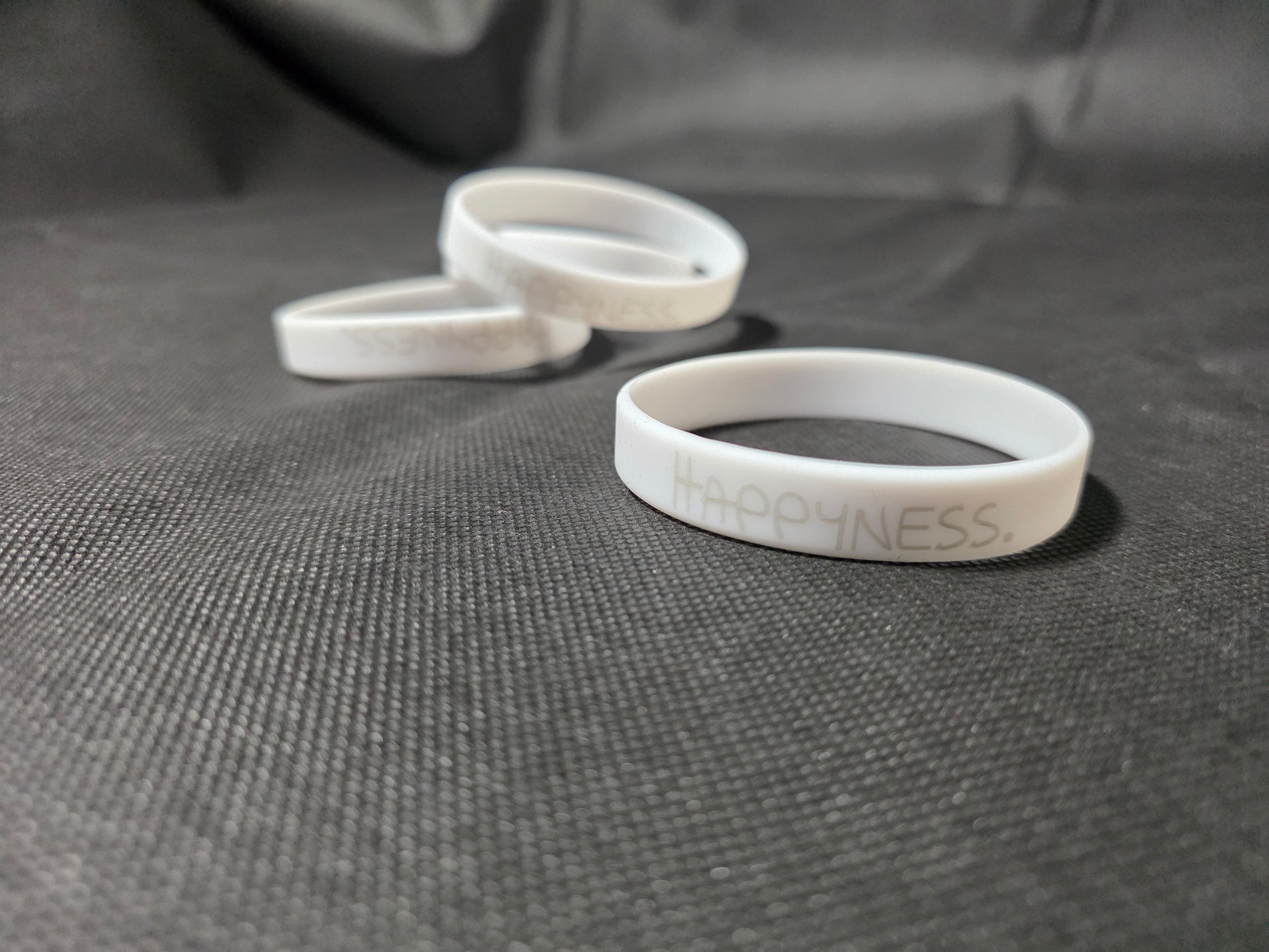 Happyness. Armband Weiss