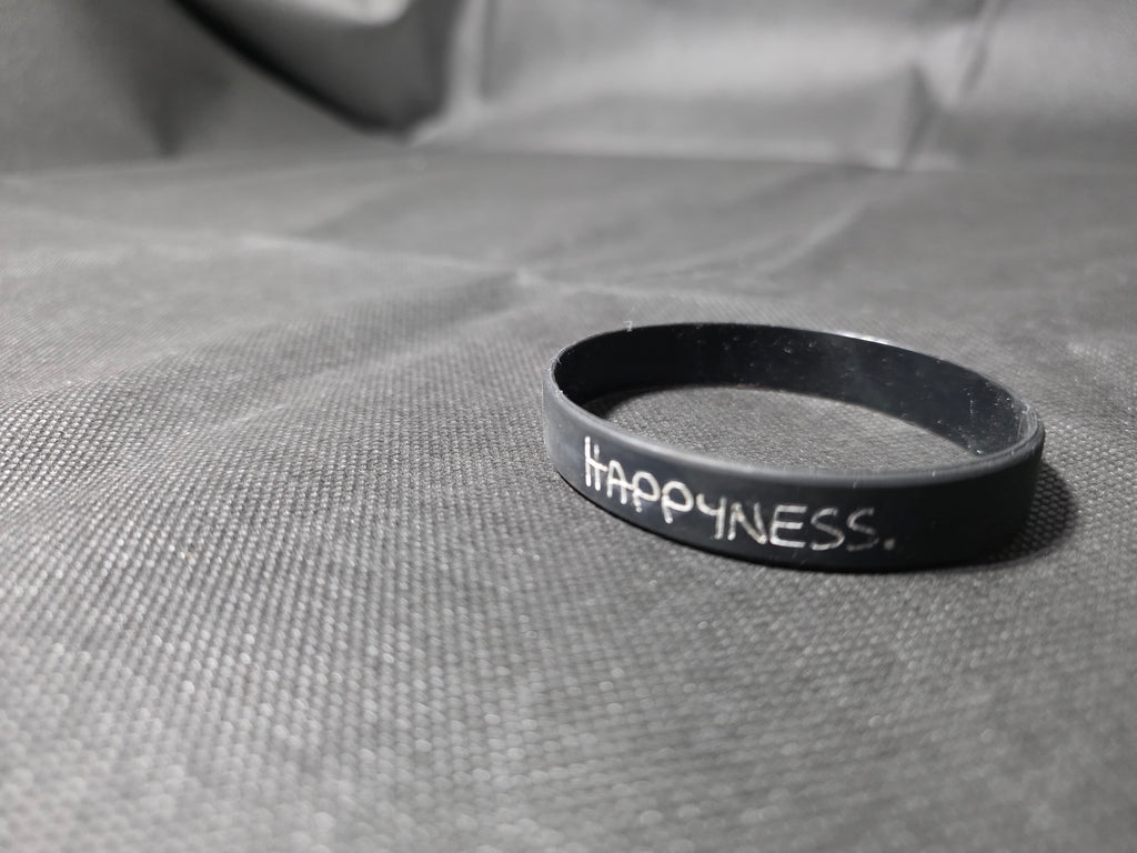 Happyness. Armband Schwarz