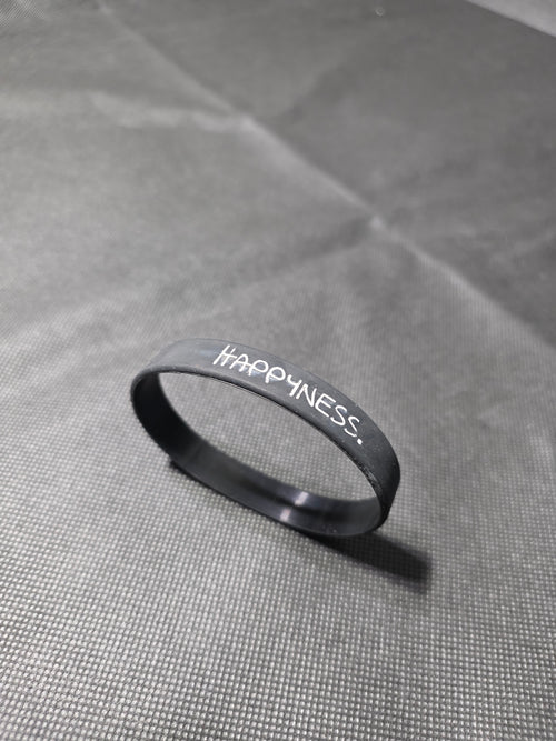 Happyness. Armband Schwarz