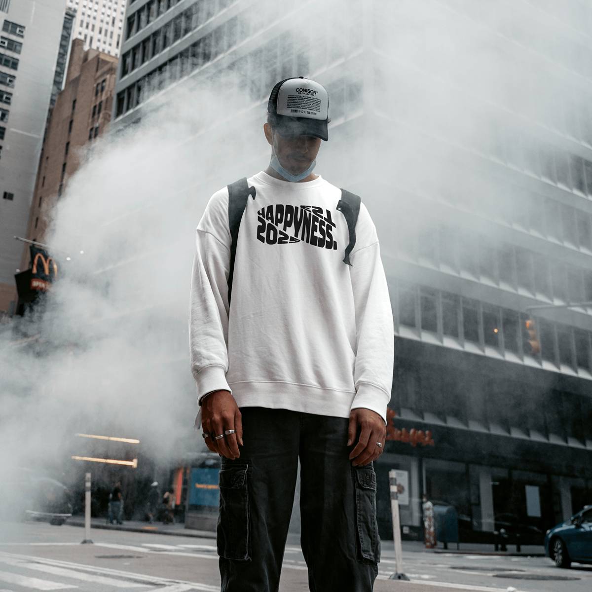 Happyness. Distortion